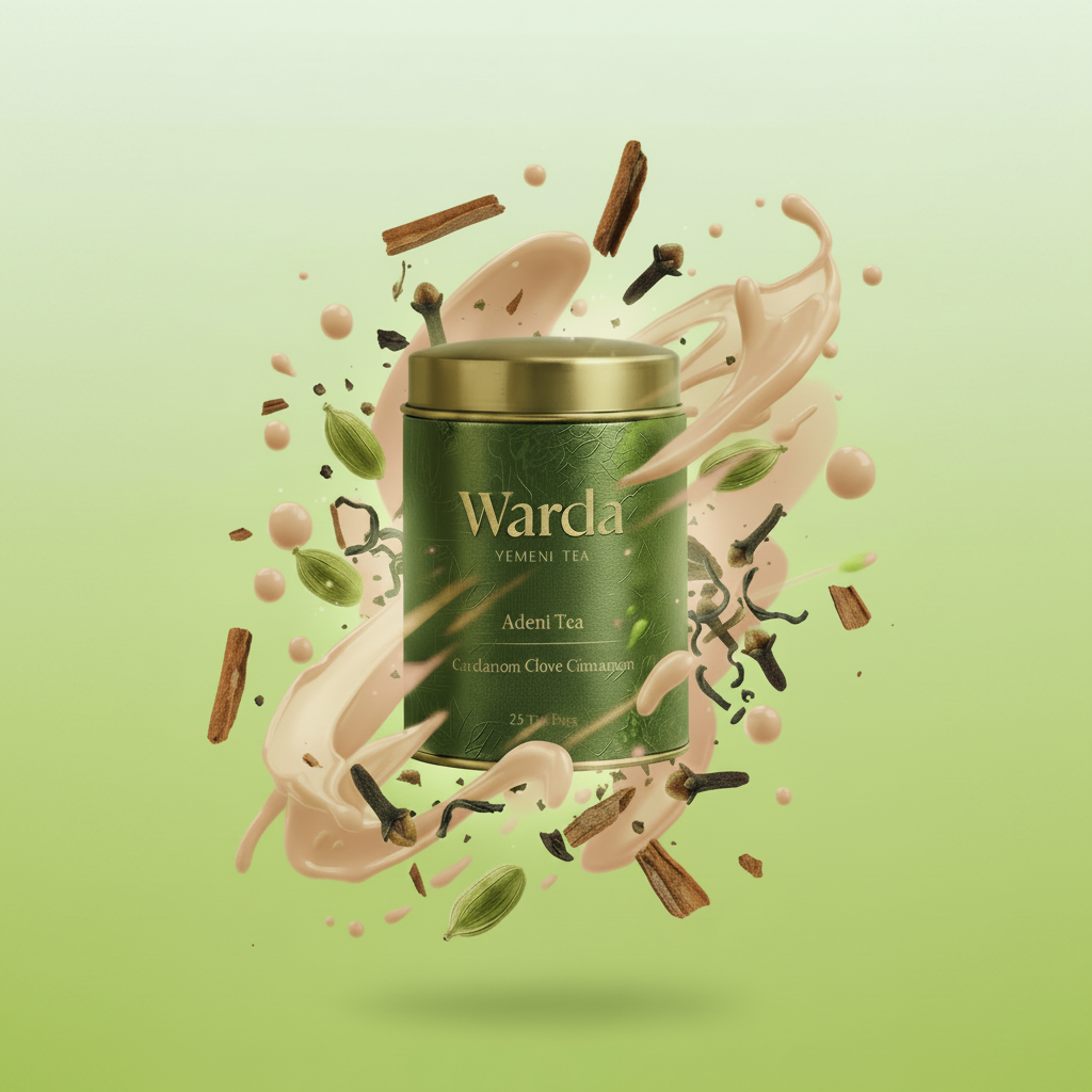 Warda Adeni Tea — the traditional milk tea